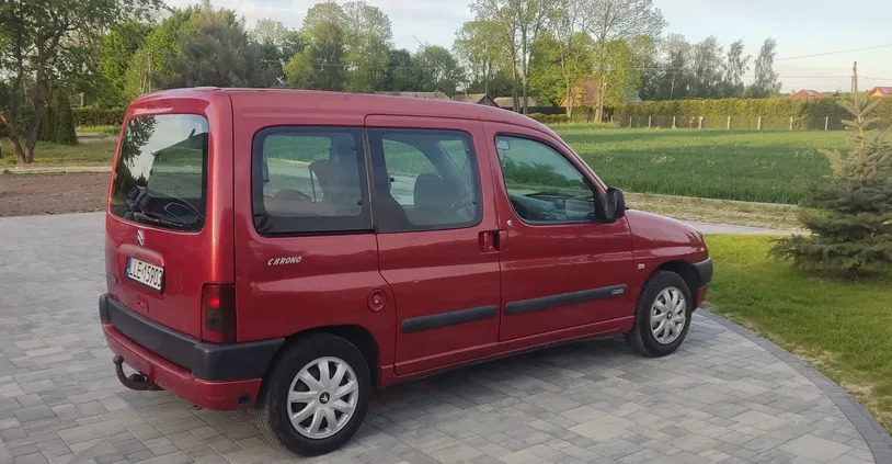 samochody osobowe Citroen Berlingo cena 7200 przebieg: 256000, rok produkcji 2000 z Brzeziny